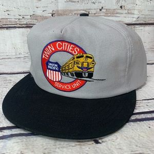 Vintage Union Pacific Trucker SnapBack Hat 80’s